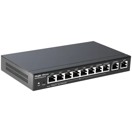 Reyee - 10-Port Gigabit Managed PoE Router with RG-EG310GH-P-E Controller