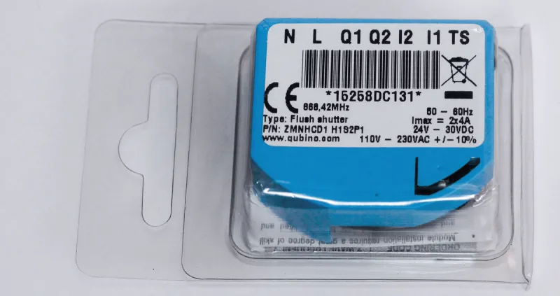 Qubino - Micromodule pour volet roulant et consomètre Z-Wave+ ZMNHCD1