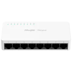 Reyee - 8-Port Fast Ethernet 10/100 Mbps Desktop Switch RG-ES08F