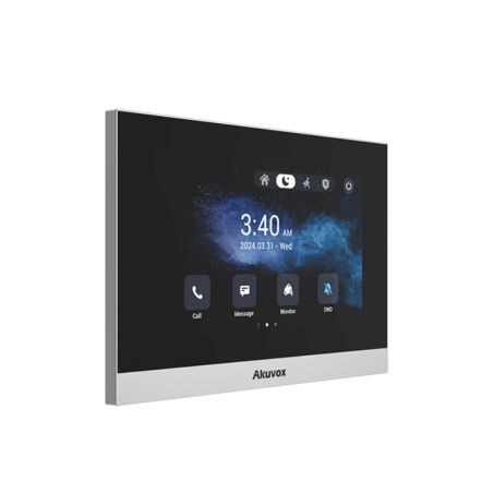 Akuvox – SIP Indoor Console with 7" Touchscreen, Wi-Fi and Bluetooth (Android Version) Akuvox C316W