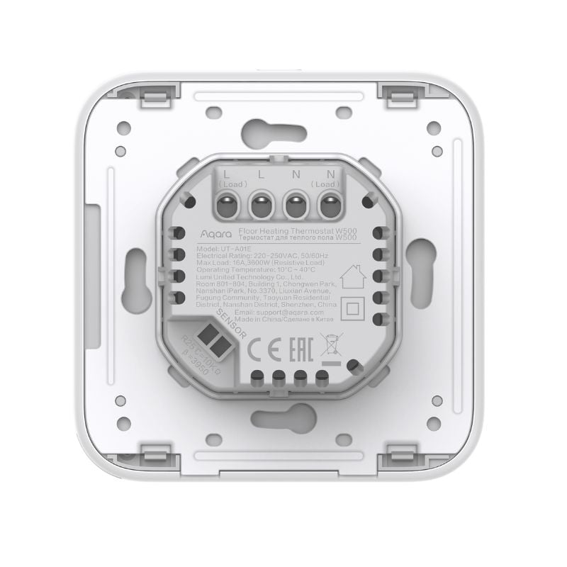 Aqara - W500 Thermostat für Fußbodenheizung Zigbee/Thread-kompatibel (UT-A01D)