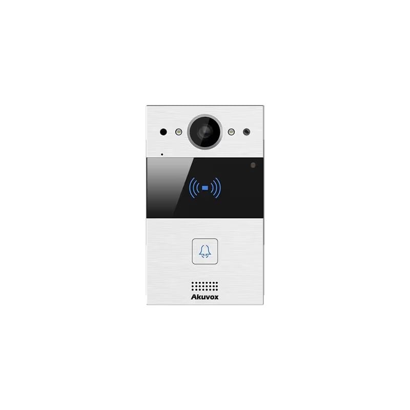 Akuvox - IP Video Türsprechenanlage R20A - 1 Klingel mit Lesegerät für RFID-Badges, NFC