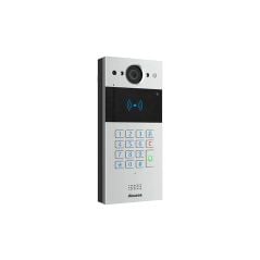 Akuvox - Portier vidéo 2 fils compact SIP R20K-2 - 1 sonnette avec lecteur de badge RFID et clavier