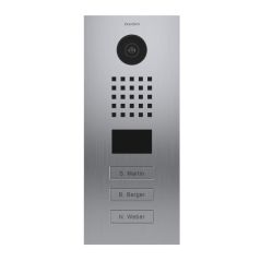 Doorbird - Videocitofono IP D2103V - Acciaio inossidabile spazzolato - 3 Pulsanti di chiamata