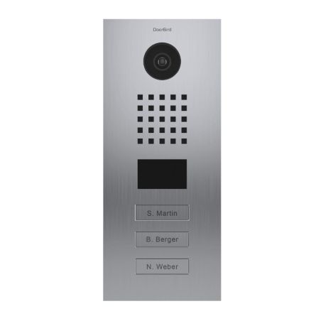 Doorbird - Portier vidéo connecté mutli-utilisateurs D2103V - 3 sonnettes