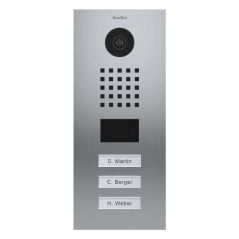 Doorbird - IP Video Türstation D2103V - 3 Ruftasten - Gebürsteter Edelstahl
