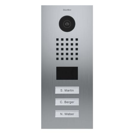 Doorbird - Portier vidéo connecté mutli-utilisateurs D2103V - 3 sonnettes