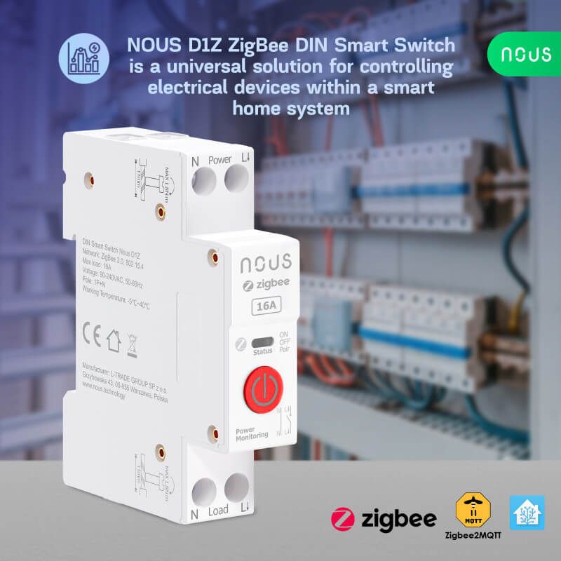 copy ofNOUS - Interruttore a sfioramento Zigbee 3.0