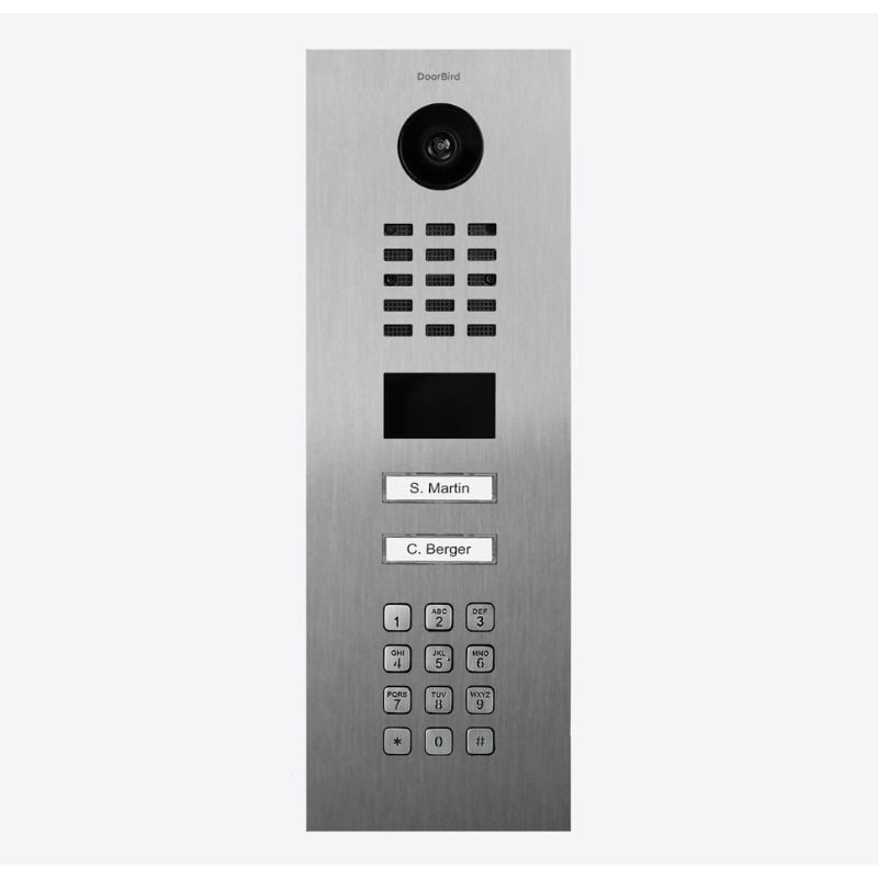 Doorbird - Connected video doorbell D2102KV - 2 buzzers