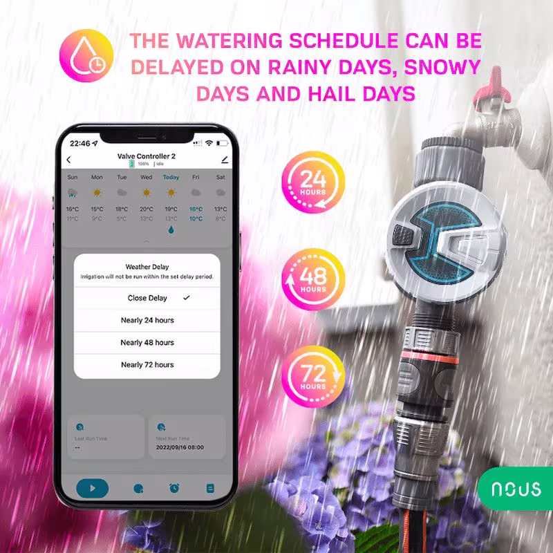 NOUS - Minuterie d'irrigation intelligente