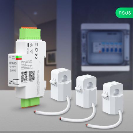 NOUS - Intelligenter Energie-Monitor Din Zigbee
