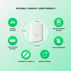 NOUS - Rilevatore di inondazione Zigbee 3.0