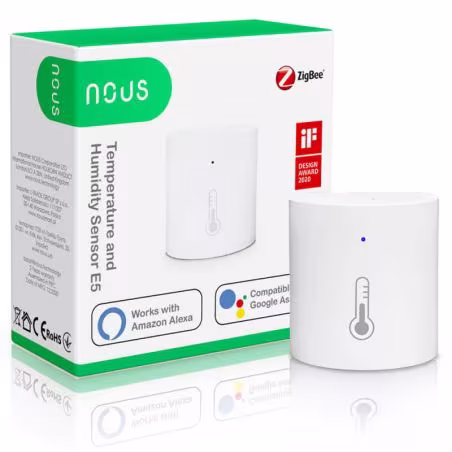 NOUS - Capteur de température et humidité Zigbee 