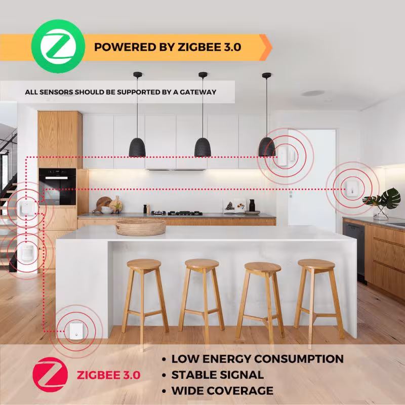 NOUS - Capteur de température et humidité Zigbee 