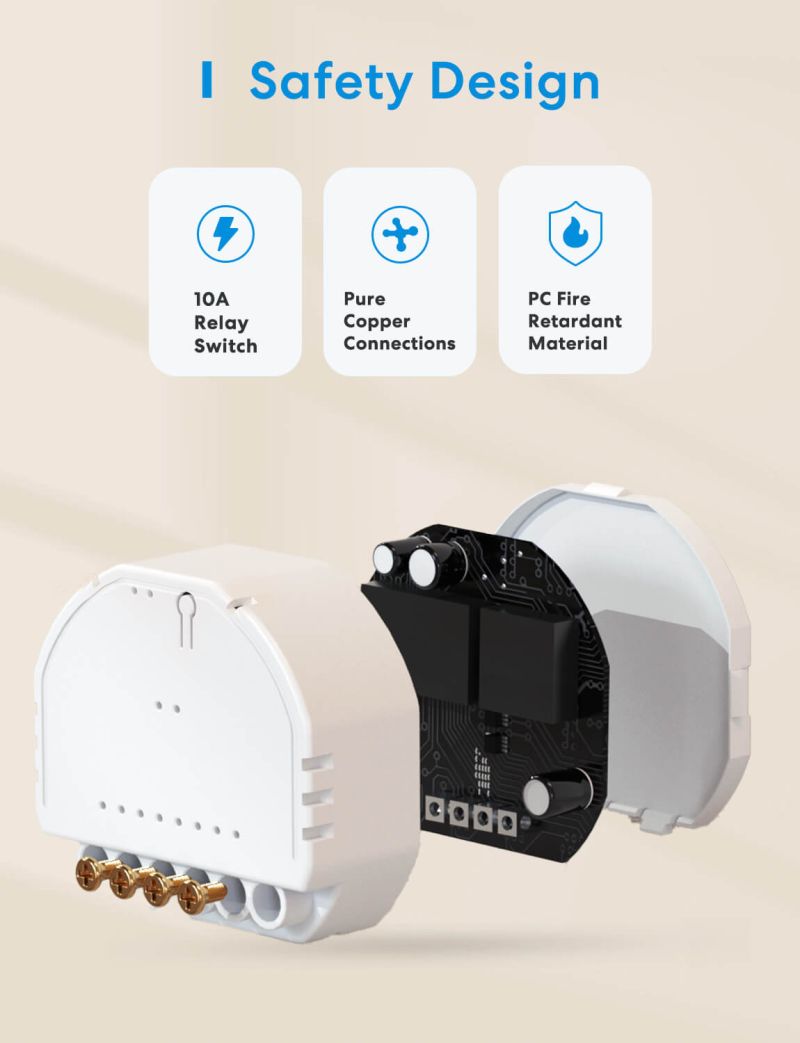 copy ofMeross - Smart Wi-Fi Roller Shutter Timer Neutral Wire Required