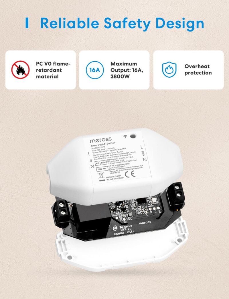 Meross - Smart Wi-Fi Switch 