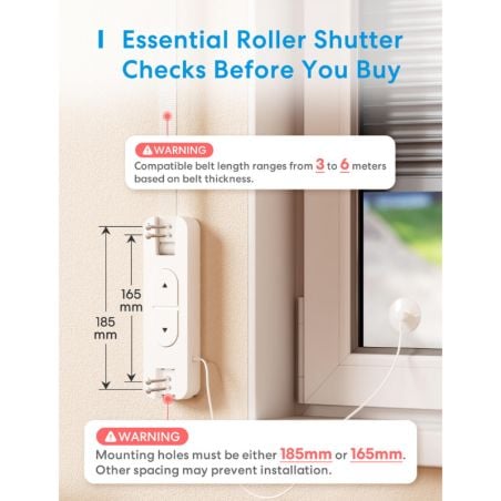 Meross - Smart Wi-Fi Roller Shutter Belt Winder