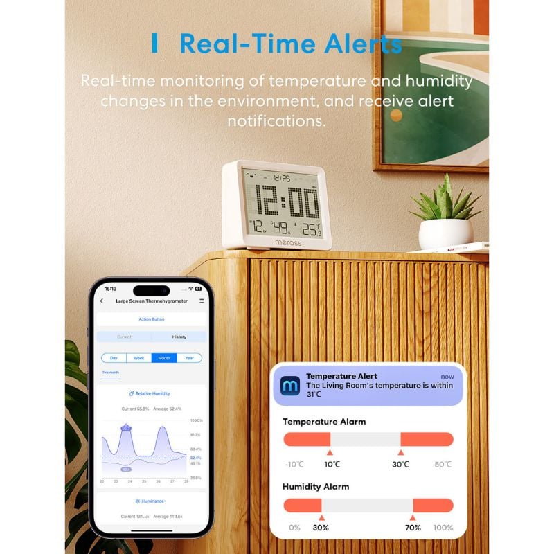 Meross - Smart Temperature and Humidity Sensor