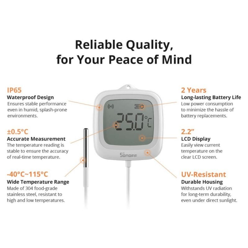 copy ofSONOFF - Sensore di temperatura e umidità con supporto ZigBee 3.0