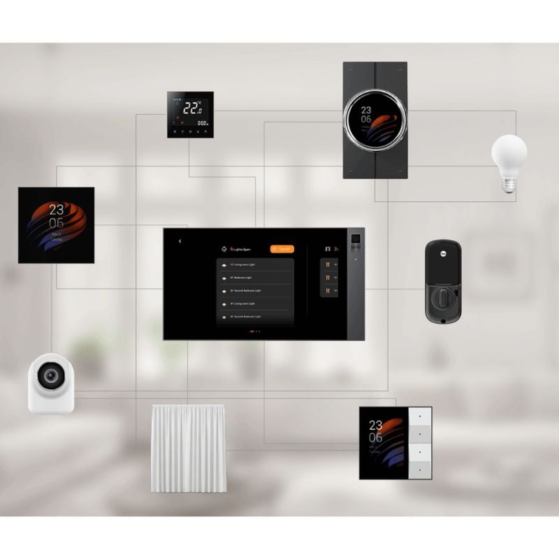 Akuvox - Panneau de contrôle 8" Akubela Hypanel Pro avec KNX (PG71-KNX-EU)