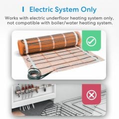Meross - SSmart Wi-Fi Thermostat for Electric Underfloor Heating System