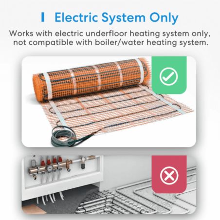 Meross - SSmart Wi-Fi Thermostat for Electric Underfloor Heating System