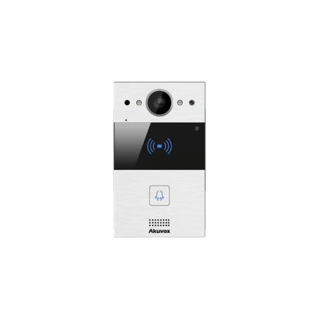 Akuvox - Videocitofono IP multi-tenant R29CT con riconoscimento facciale, lettore di impronte digitali, QR Code, BLE, schermo to
