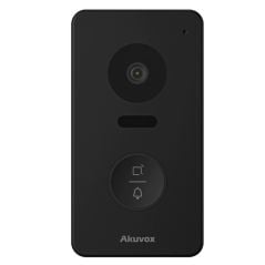Akuvox - Videocitofono compatto E13S IP - 1 campanello con lettore di badge RFID/NFC - montaggio a parete