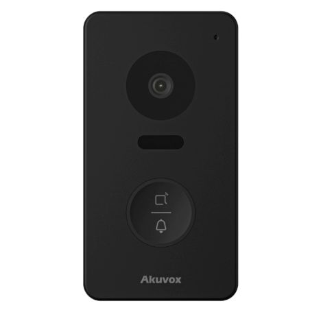 Akuvox - Compact video doorphone IP E13S - 1 doorbell with RFID/NFC badge reader - surface mount