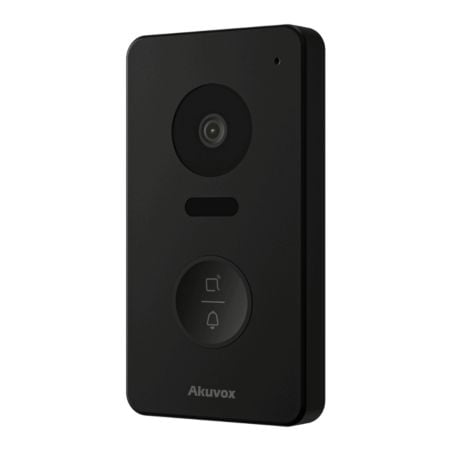 Akuvox - Videocitofono compatto E13S IP - 1 campanello con lettore di badge RFID/NFC - montaggio a parete
