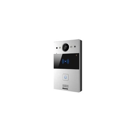 Akuvox - Portier vidéo 2 fils compact SIP R20A-2 - 1 sonnette avec lecteur de badge RFID