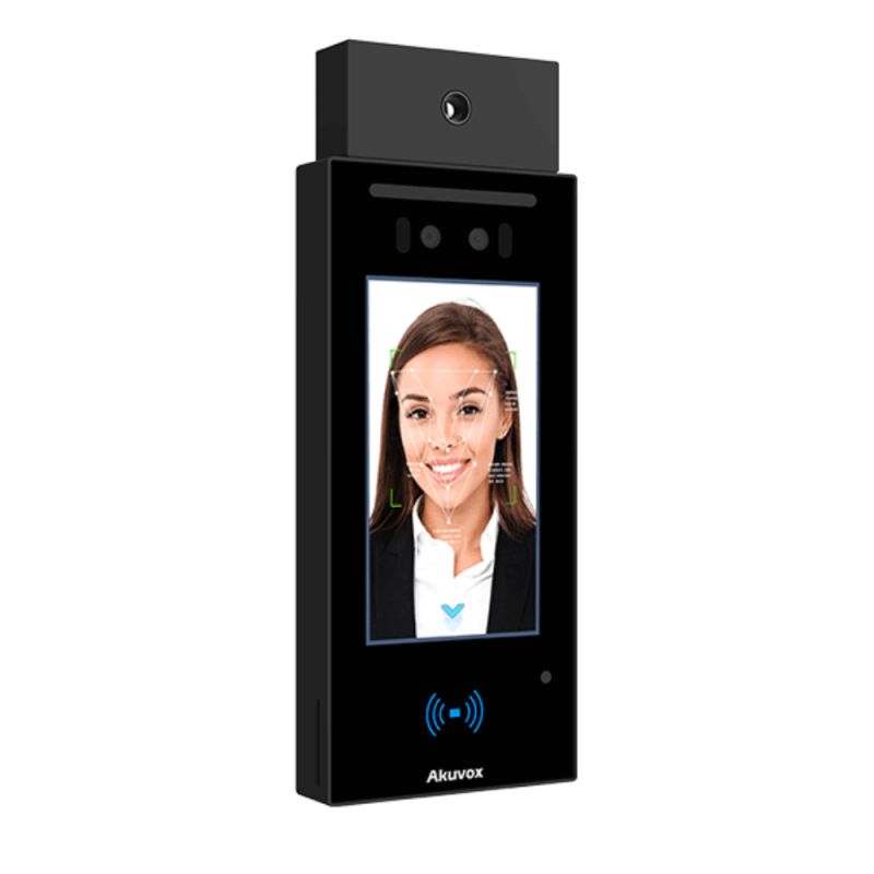 Akuvox - Zutrittskontrollgerät mit Gesichtserkennung, BLE, RFID, NFC, QR Code (Akuvox A05S)