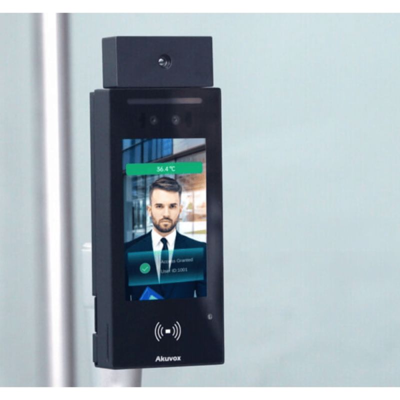 Akuvox - Zutrittskontrollgerät mit Gesichtserkennung, BLE, RFID, NFC, QR Code (Akuvox A05S)