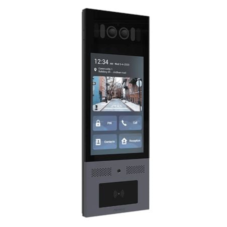 Akuvox - Portier vidéo IP Multi-locataires X915S avec reconnaissance faciale, QR Code, BLE, écran tactile 8"