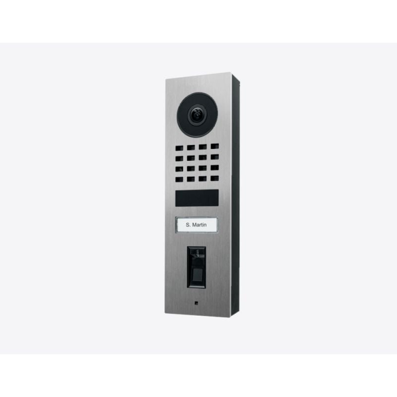 Doorbird - Video-Türstation D1101FV Fingerprint 50 mit 1 Ruftaste und integriertem EKEY-Fingerprintleser, Aufputzmontage