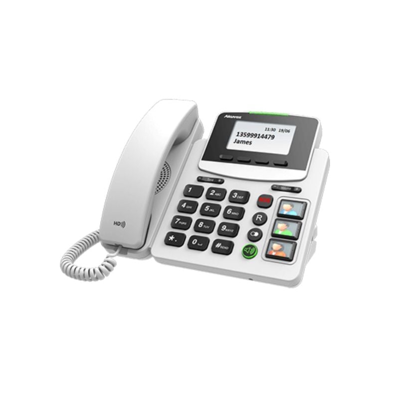 Akuvox HCP-R15P - Téléphone filaire grosses touches avec bouton d'urgence