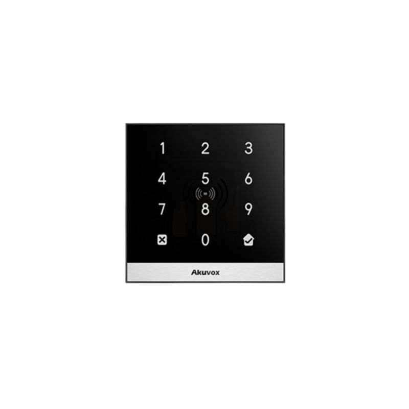 Akuvox - Lecteur de contrôle d'accès IP compatible Code PIN, RFID et NFC (Akuvox A02S)