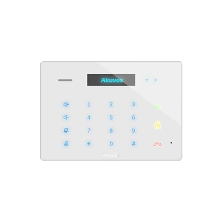 Akuvox - SIP-Audio-Innenkonsole mit Wifi und Bluetooth C312A - Weiss
