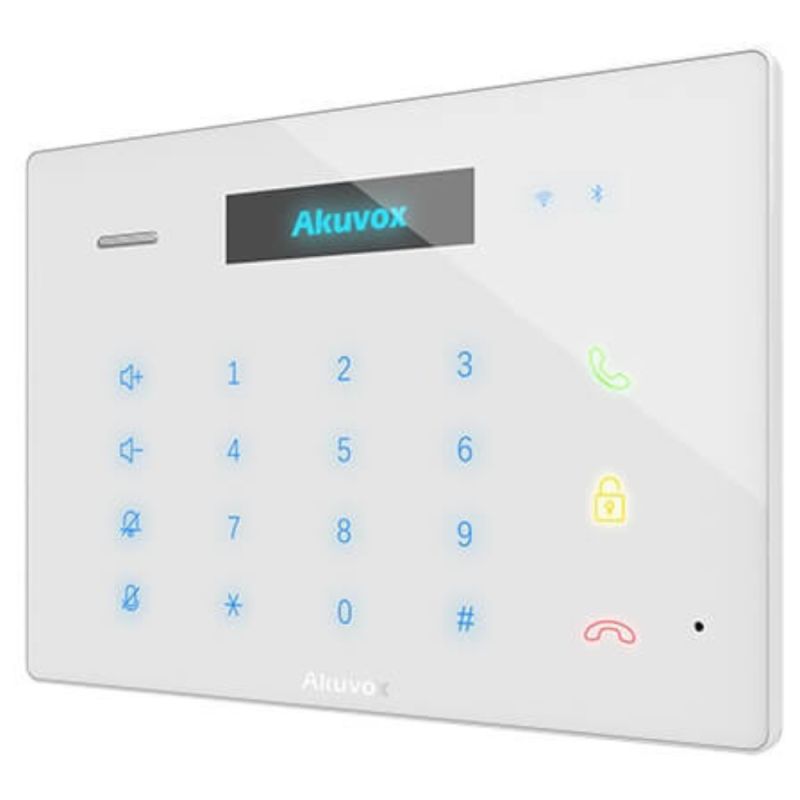 Akuvox - SIP Audio indoor monitor with Wifi and Bluetooth(Akuvox C312A White)