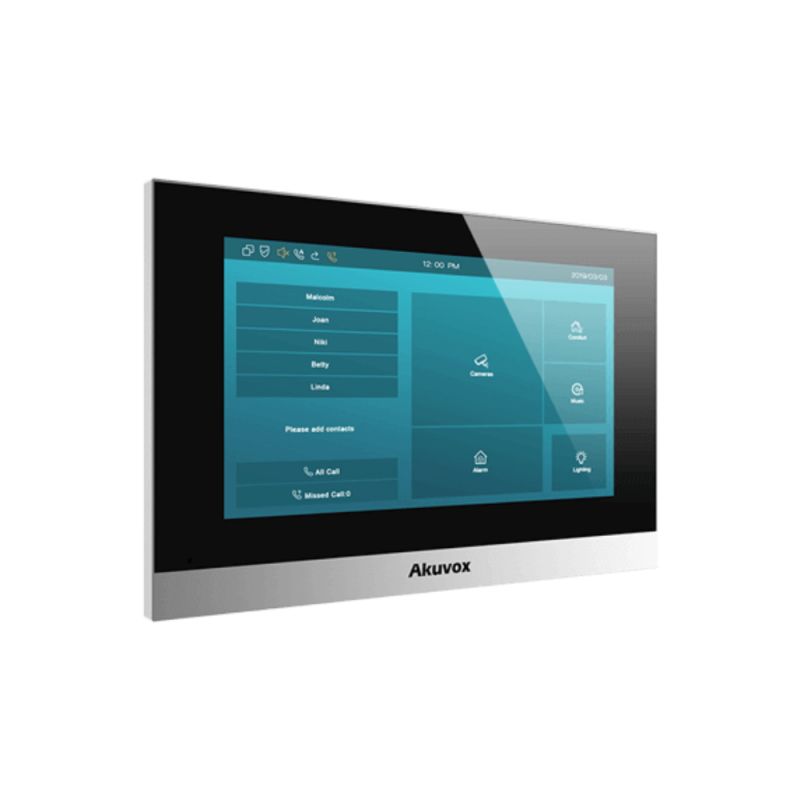 Akuvox - Console interna SIP con schermo tattile da 7", Wifi and Bluetooth (versione linux) Akuvox C313W