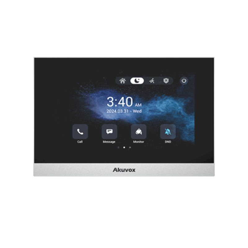 Akuvox – SIP Indoor Console with 7" Touchscreen, Wi-Fi and Bluetooth (Android Version) Akuvox C316W
