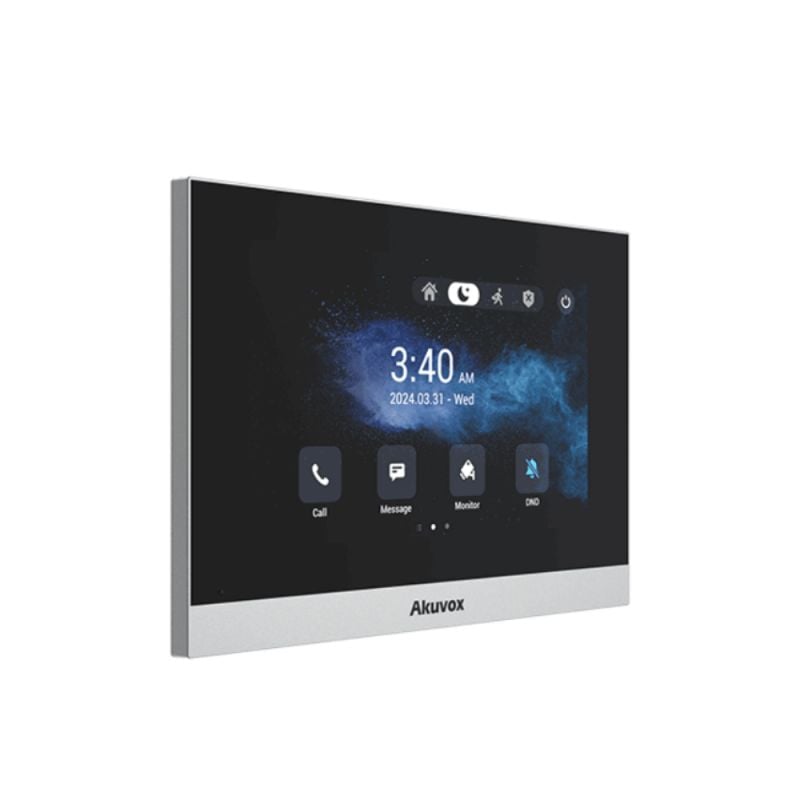 Akuvox – Innenkonsole SIP mit 7"-Touchscreen, WLAN und Bluetooth (Android-Version) Akuvox C316W