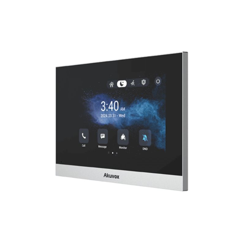 Akuvox – SIP Indoor Console with 7" Touchscreen, Wi-Fi and Bluetooth (Android Version) Akuvox C316W