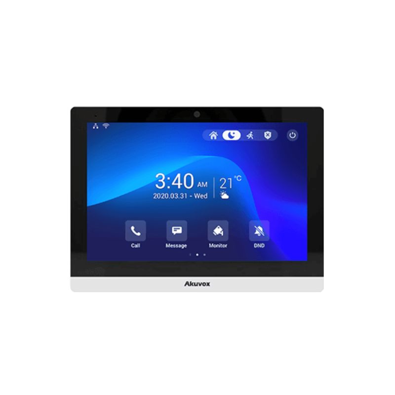 Akuvox - Console intérieure SIP avec écran tactile 10", Wifi, Bluetooth, Android 9.0 (Akuvox C319A)