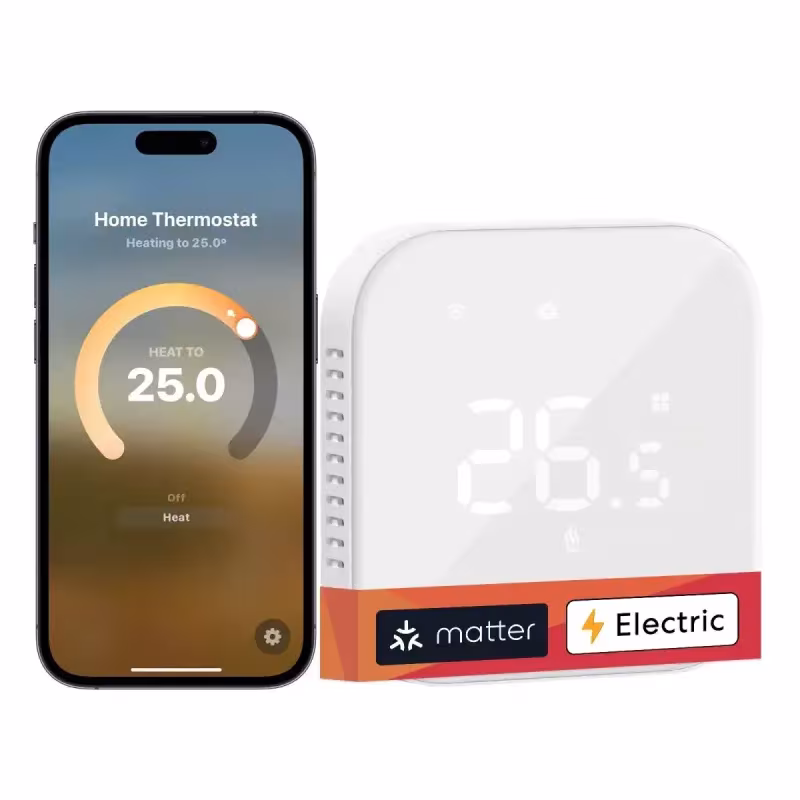 Meross - Thermostat intelligent Wi-Fi pour système de chauffage par le sol électrique