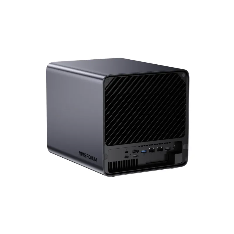 Minisforum N5 (Barebone) - NAS-Server | AMD Ryzen 7 255 | 128GB SSD | 10GbE | Ohne RAM