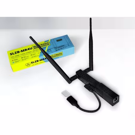 SMLIGHT SLZB-MR4U - Coordinateur modulaire Zigbee + Thread (CC2674P10 + EFR32MG26)+ USB sur Ethernet