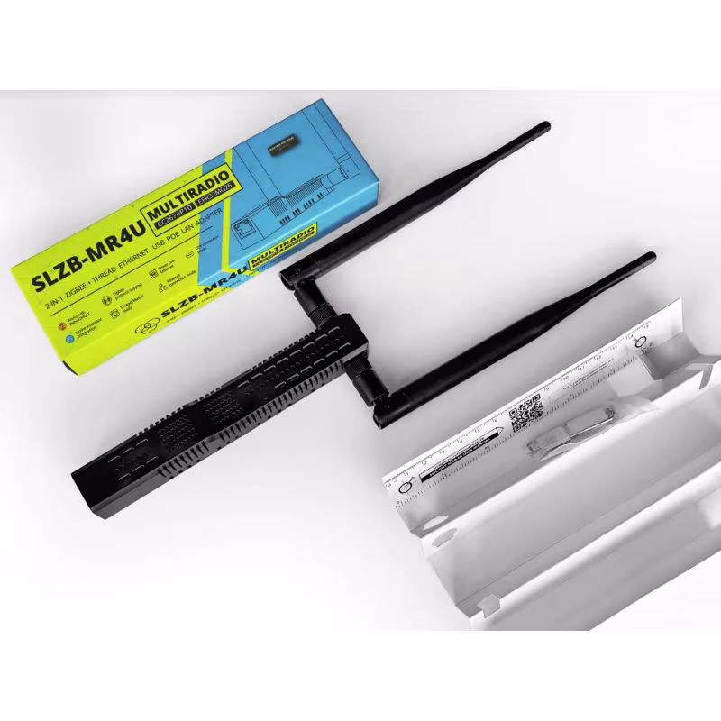 SMLIGHT SLZB-MR4U - Coordinateur modulaire Zigbee + Thread (CC2674P10 + EFR32MG26)+ USB sur Ethernet