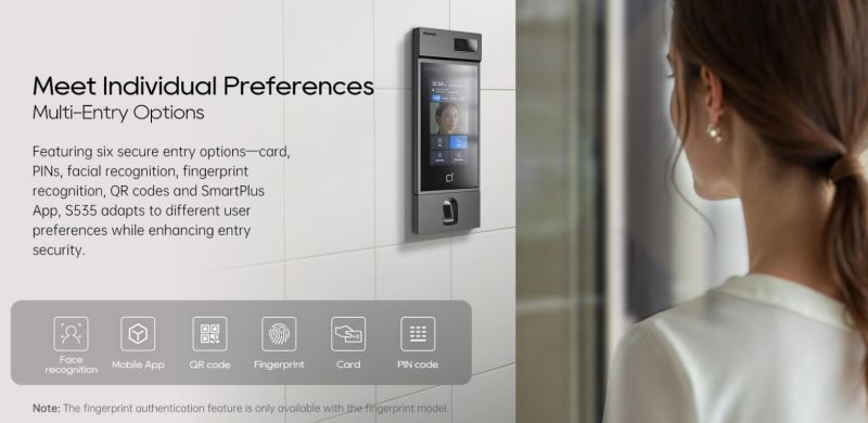 Akuvox S535 - IP Video Doorphone | Facial Recognition | 5" Touchscreen | 6 Access Methods | IP66/IK08