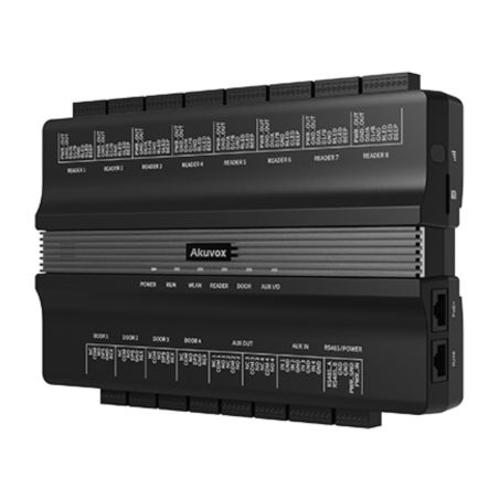 Akuvox A095S - Modulo controllore di accesso 4 porte | 100.000 utenti | PoE | Wi-Fi